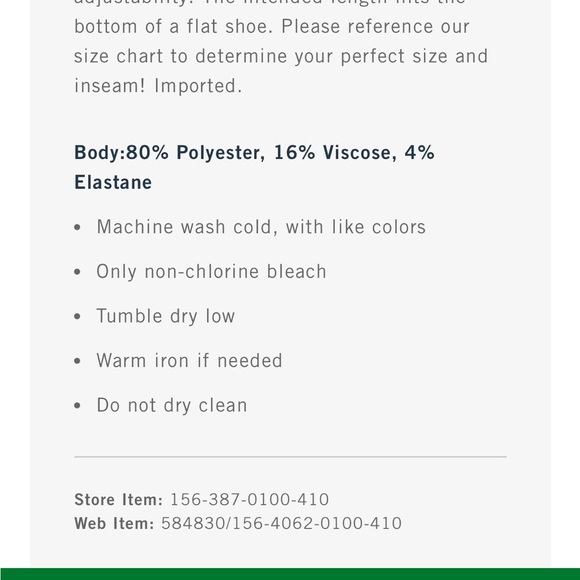 Abercrombie Sloane Tailored Pant - Picture 7 of 8